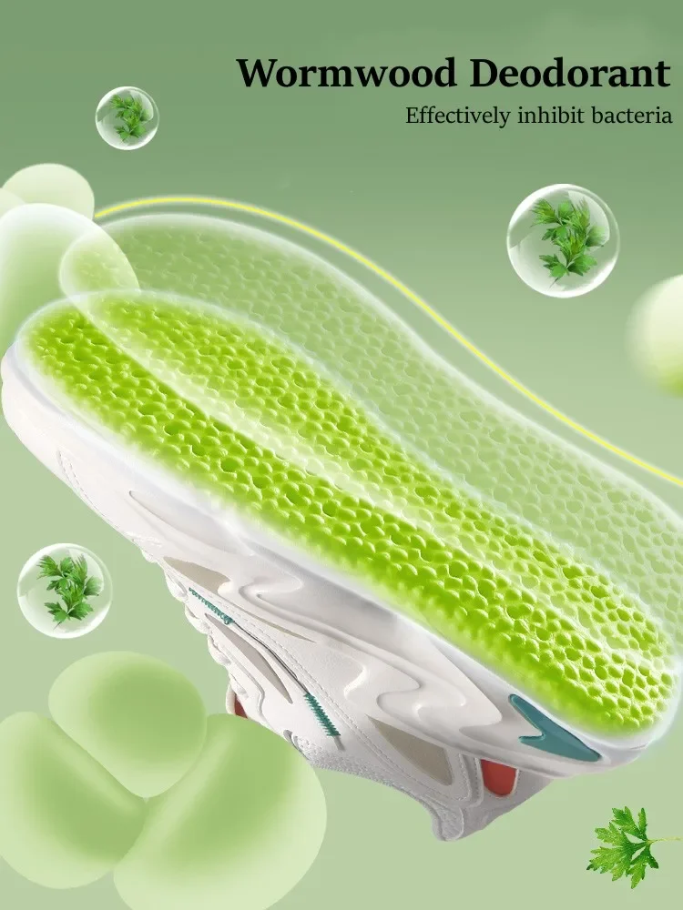 6 Pieces Sports Running Insole Shoes Soft Shock-Absorbing Arch Support Plantar Fasciitis Template Insoles for Feet Shoe_voghion.com