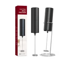Handheld  Electric Milk Frother Drink Foamer Mixer Stirrer Coffee Cappuccino Creamer Whisk Frothy Blend Egg Beater Food Blender 1