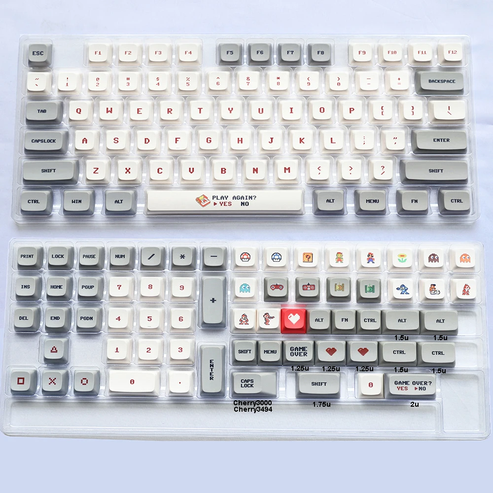XDAL179-Key zda 139-keyset Pbt昇華トッププリント、Cherry MX
