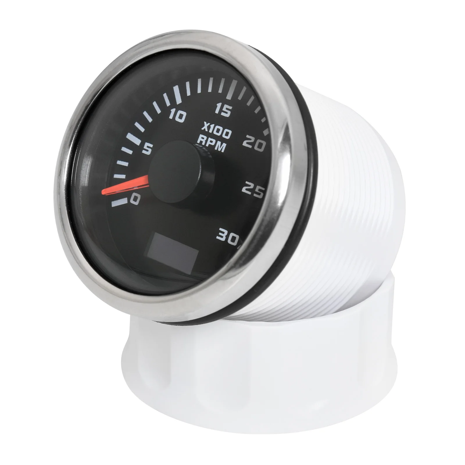 Buy 85MM Marine Tachometer Gauge Outboard Boat RPM Tachometer 3000RPM Waterproof Tacho Meter 0