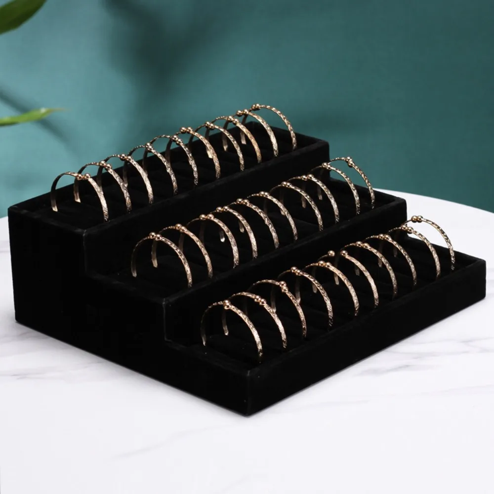 Bangle Display Tray - 30 Slot Showcase Organizer for Bangles 3-Tier Bangle Organizer Display Bracelets Tray Holder Jewelry 2