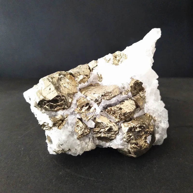 

Natural Pyrite Stones And Crystals Mineral Symbiont Feng Shui Home Decortion Magnetic Energy Spiritual Healing Crystals