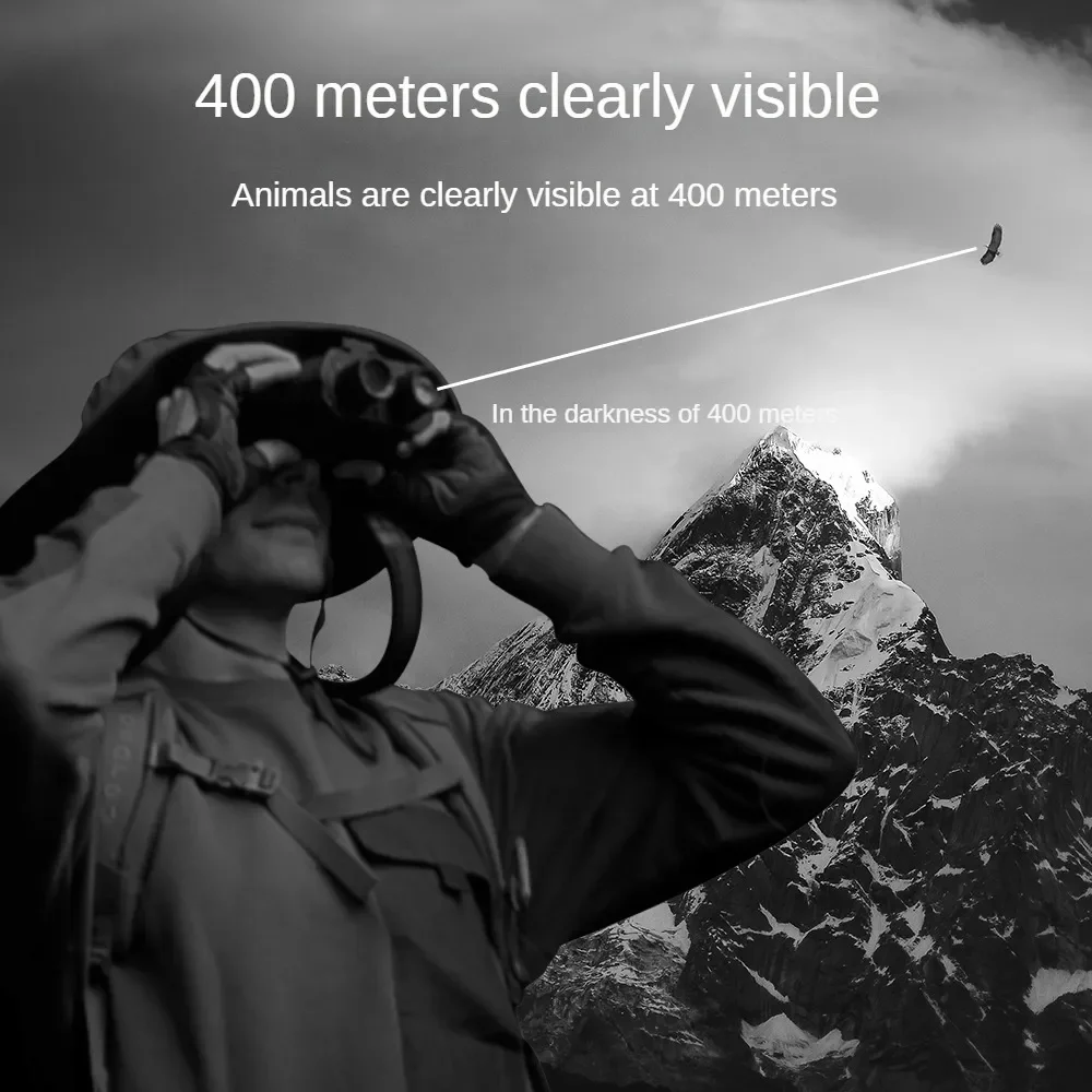 NV8160 Night Vision Binoculars 1080P NV8000 Digital Infrared Hunting Telescope with Helmet Mounting Bracket Adapters 3