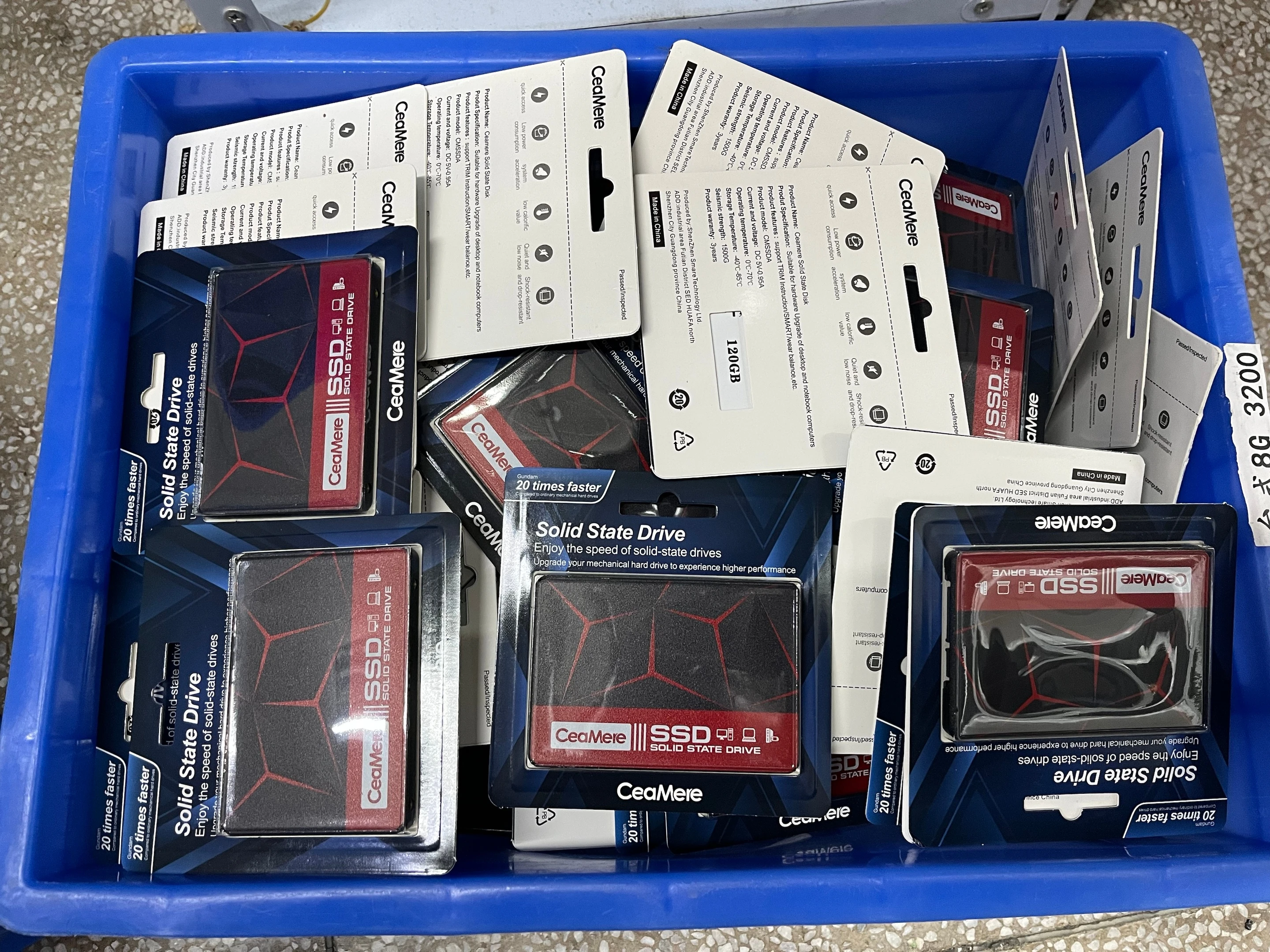 Wholesale Ssd 20pcs-30pcs 120GB 2.5 SSD SATA High speed SSD