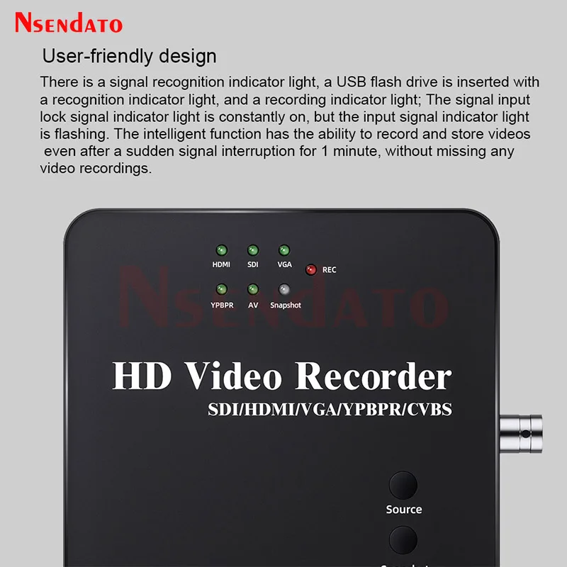 Full HD SDI FHD HDMI Video Capture Card Box Picture-in-Picture HDMI SDI Video Grabber Recorder MP4 For SD Card U Disk Storage 10