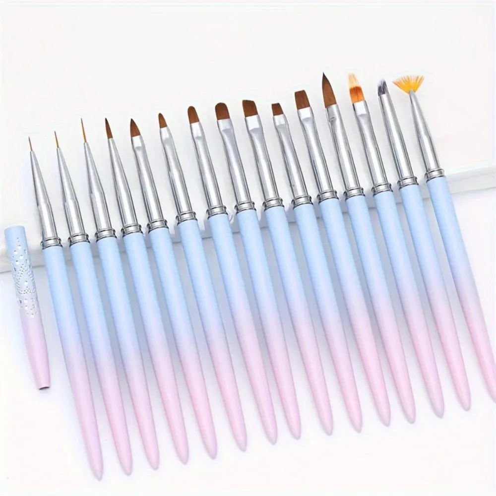 Description Picture 5 of itemNail Art Brushes Set, Nail Art Design Tools, 3D Builder Nail Gel Brush, Professional Acrylic Nail Drawing Pen