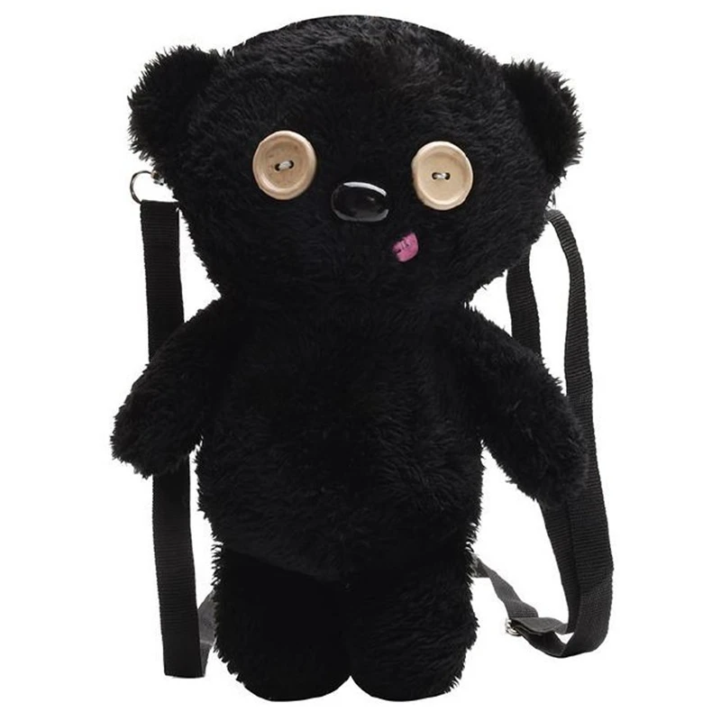 

Crossobody Bags For Women New Fashion Female Shoulder Bags Cute Cartoon Bear Animals Soft Plush Handbags