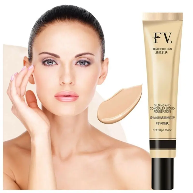 

Full Coverage Liquid Foundation Matte Smooth Waterproof Long Lasting 24HR