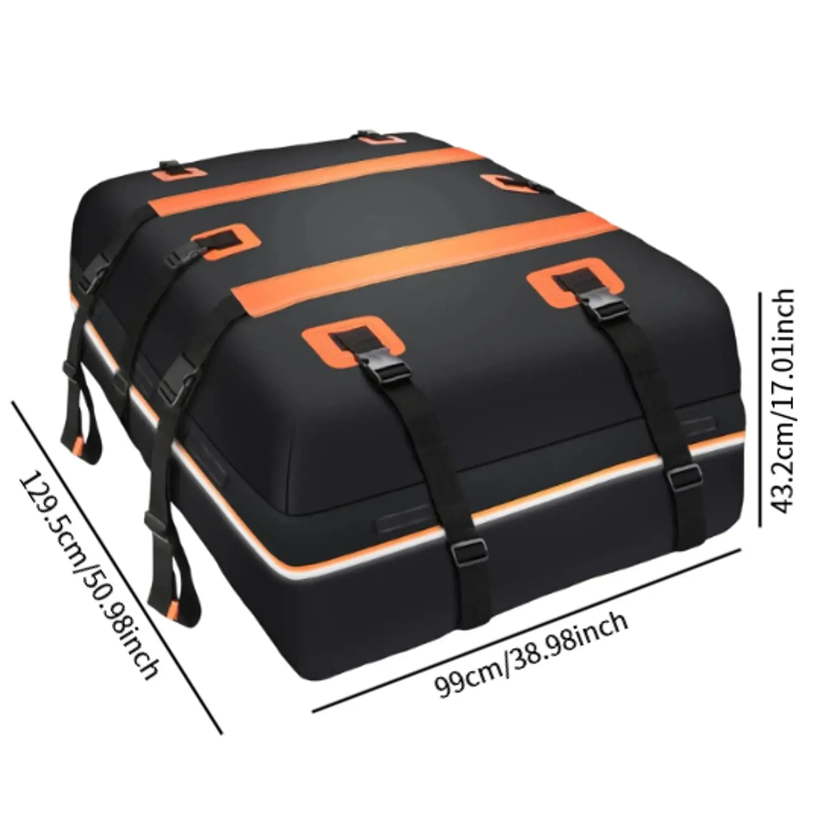 Car Roof Bag Rooftop Cargo Carrier Practical Travel Accessories Heavy Duty for All Cars with and without Rack 20 Cubic Feet Car Roof Bag Rooftop Cargo Carrier Practical Travel Accessories Heavy Duty for All Cars with and without Rack 20 Cubic Feet