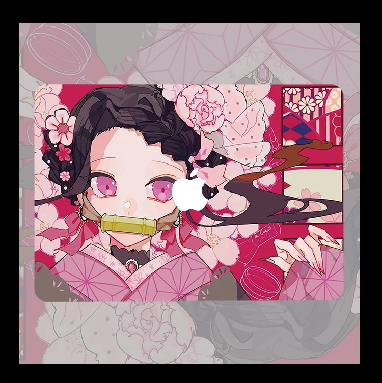 Anime Kamado Nezuko Custodie Per Apple Macbook Air M2 M1 Pro 13 14 16 Mac Hard Shell Retina A2681 A2337 A2338 Laptop
