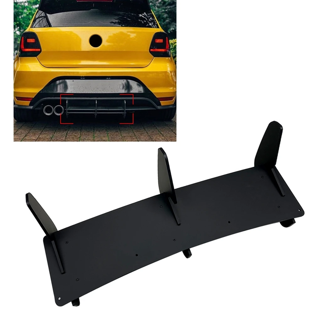 Rear Bumper Diffuser Lip For Volkswagen VW POLO MK5 MK6 GTI 2014 2019
