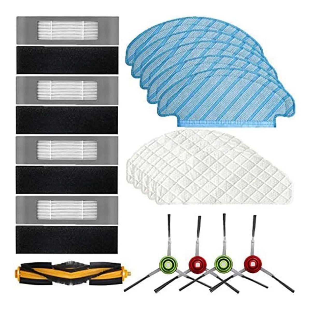 

Запчасти для робота-пылесоса Deebot Ozmo T8 T8MAX, основная боковая щетка, фильтр НЕРА, насадки для швабры