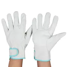 

Work Gloves Sheepskin Leather Men Working Welding Gloves Safety Protective Garden Sports MOTO Wear-resisting Gloves