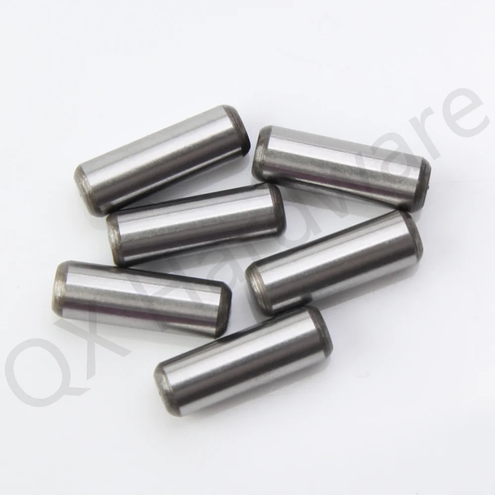 QX611 Φ1.5/Φ2/Φ2.5/Φ3/Φ4/Φ5/Φ6 공장 공급, SUJ2 고정 원통형 핀 위치 잠금 도웰 핀 경도: 58HRC