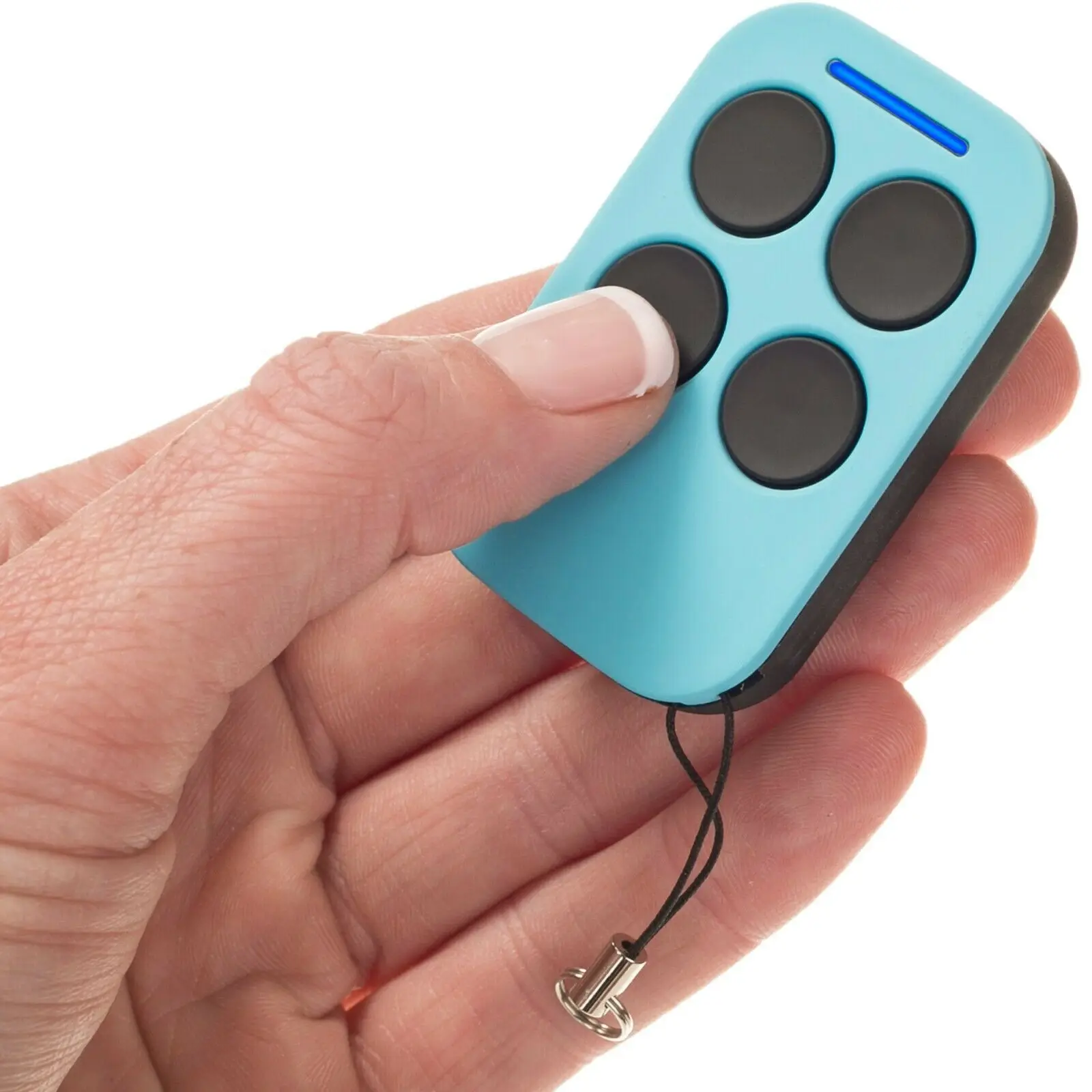 

1 pack PECCININ Garage Remote Control 433MHz 4 Buttons Gate Keychain