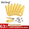 Onnfang Tools Replacement Lawn Mower Blade Stainless Steel Titanium Blades Robotic Mower for Bosch Indego Robot Lawn Mower 1