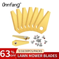Onnfang Tools Replacement Lawn Mower Blade Stainless Steel Titanium Blades Robotic Mower for Bosch Indego Robot Lawn Mower 1