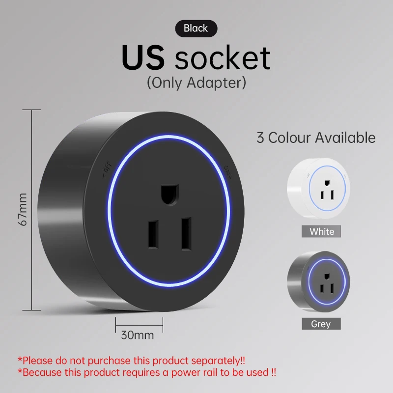 Universal Power Outlet for Home and Office - Easy, Punch-Free Installation
