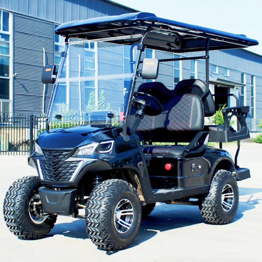 Ultimo Design China Power Resort Hotel Park Golf 4 6 Posti Street Legal 48V 60V 72V Auto Elettrica Golf Cart Con Portapacchi