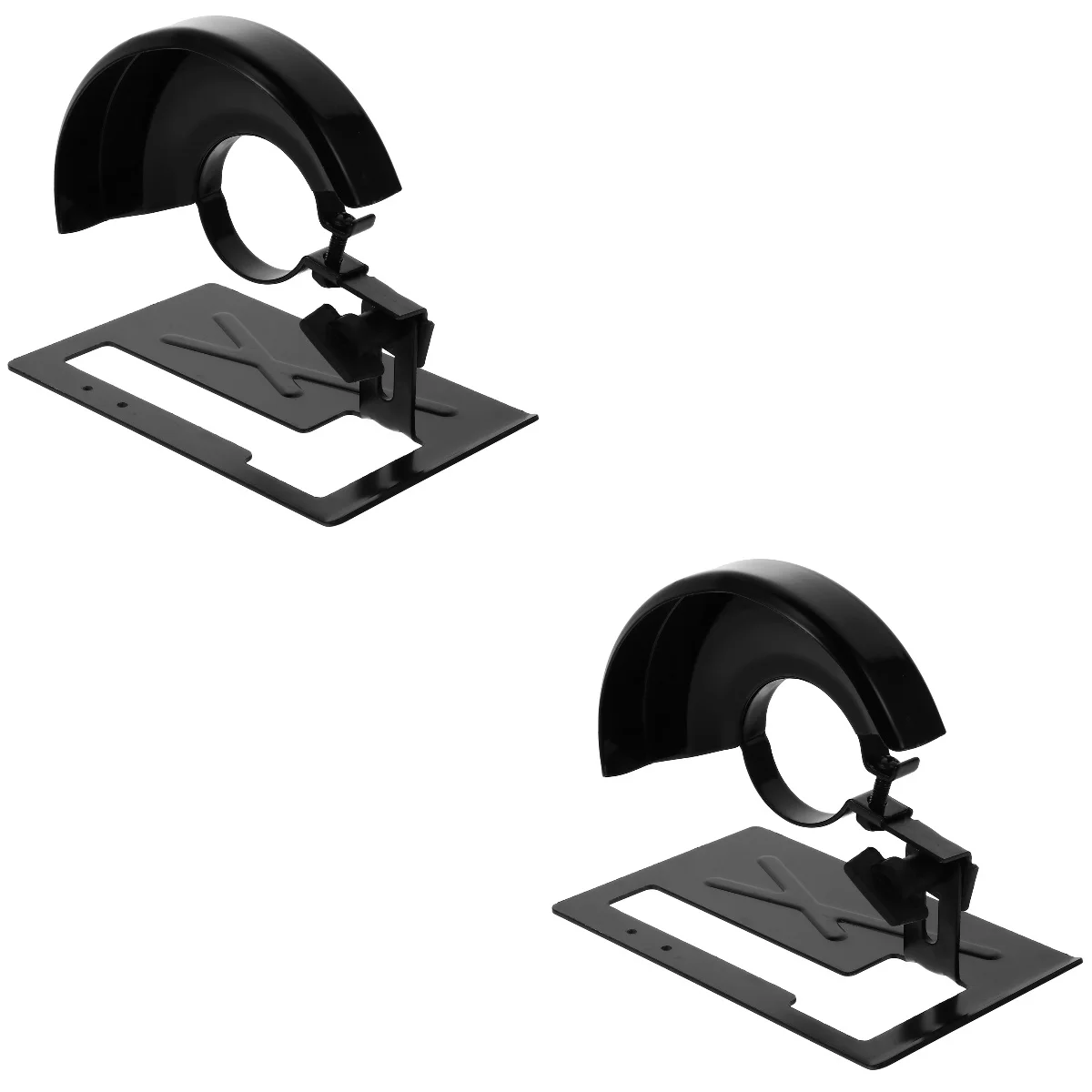 

2 Sets Angle Grinder Cover Tools Cutting Machine Support Parts Base Accessories High-carbon Steel