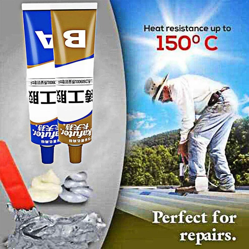 

Kafuter A+B Metal Repairing Adhesive Super Glue Iron Steel Auto Radiator Water Tank Special Leakage Plugging Welding Gluelue