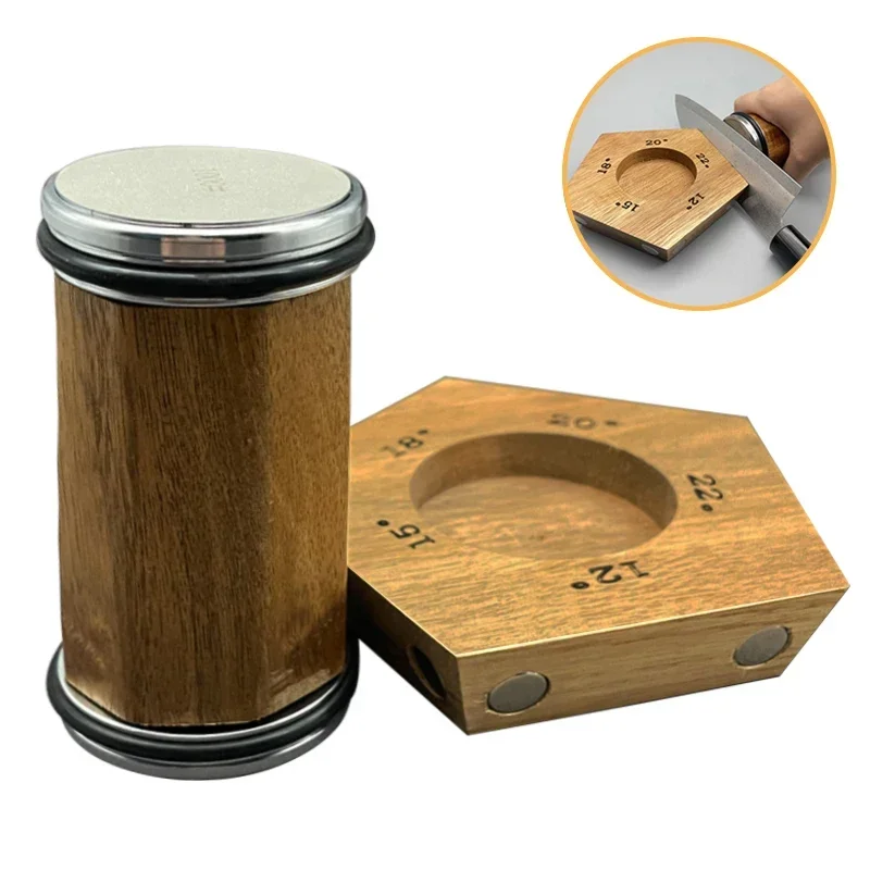 RollingKnifeSharpenerTumblerSharpenerStoneAngle12151820