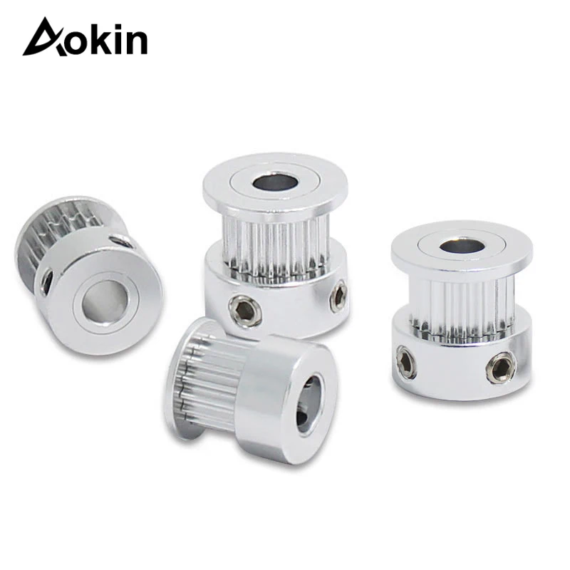 3D Printer Parts GT2 Timing Pulley 16 Tooth 2GT 20 Teeth Aluminum Bore 5mm 8mm Synchronous Wheels Gear Part For Width 6mm 10mm