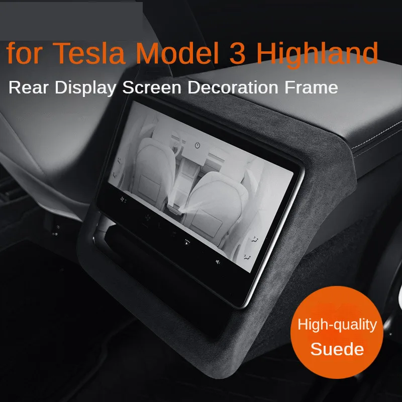 

for Tesla Model 3 Highland 2024 Rear Display Screen Trim Cover Rear Air Conditioning Outlet Decor Protector Modified Accessories