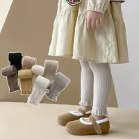 Rüschen Strick Leggings für Mädchen – Bild 2