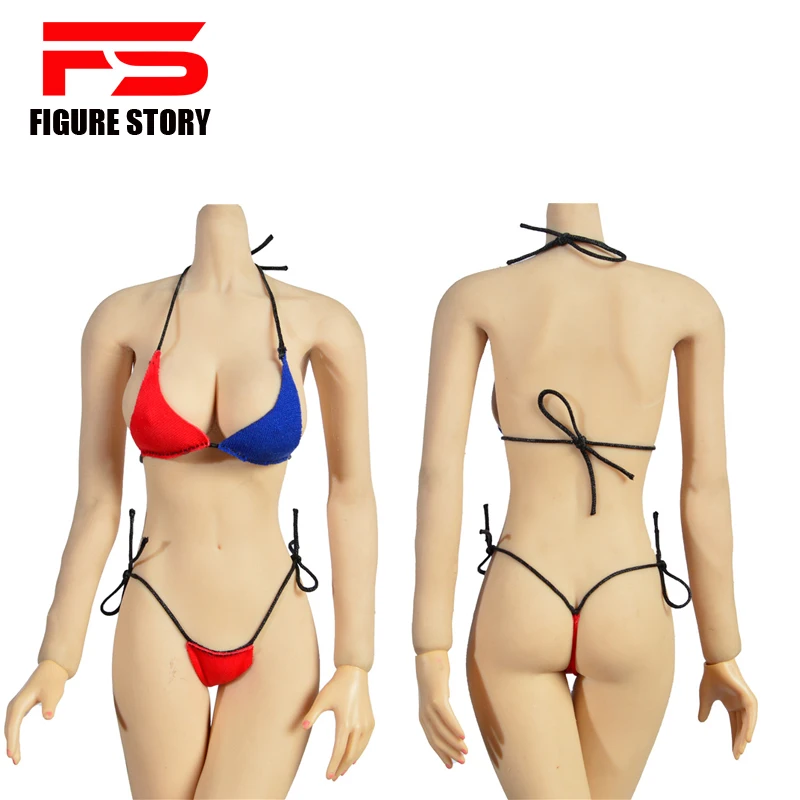 

1/12 Scale female dolls bikini clothes fit 12'' action figure body model