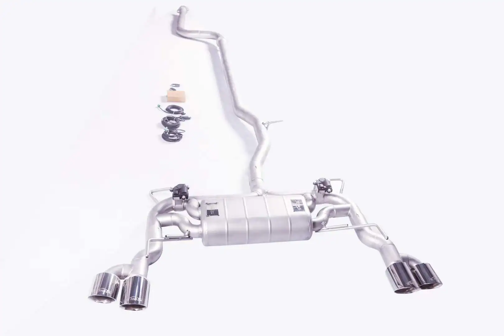 [product] For 16-22 Cadillac CT4 CT5 CT6 ATS XTS Catback 304 stainless steel performance exhaust system muffler tube