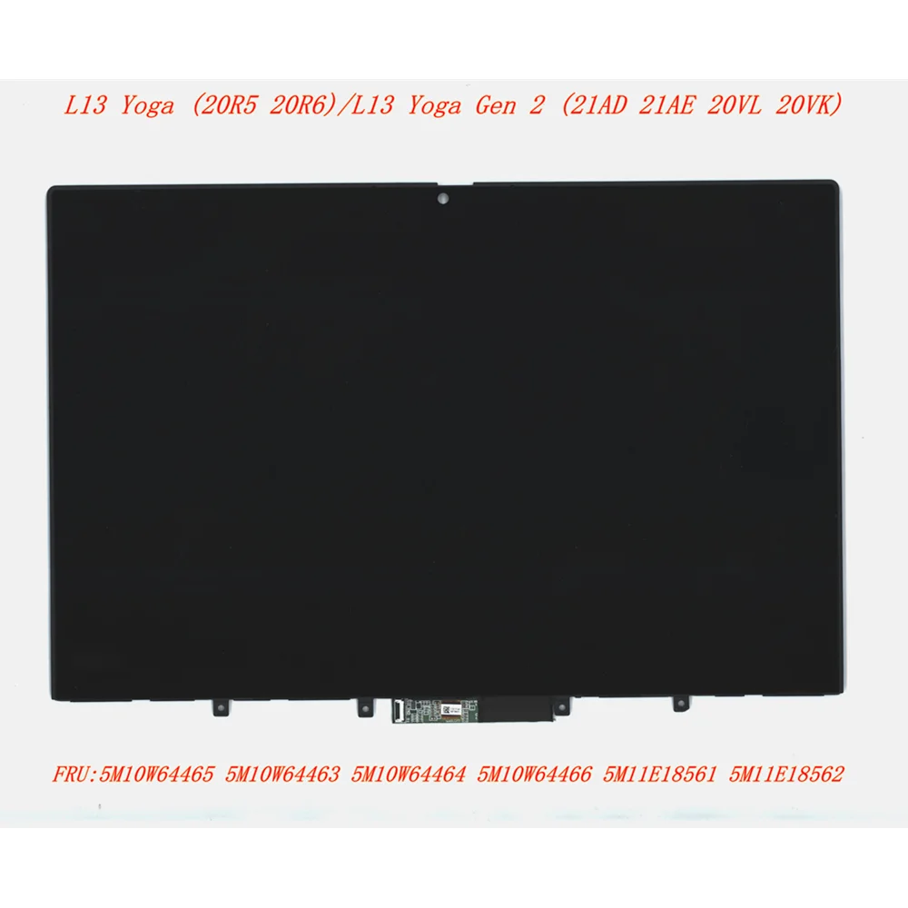 

New For Lenovo ThinkPad L13 Yoga,L13 Yoga Gen 2 LCD Touch Screen Display Assembly Touch module 5M10W64465 5M10W64463 5M10W64464