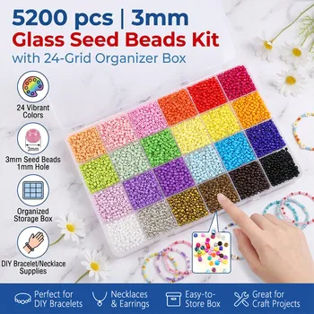 Glass Seed Beads Jewelry Kit 1