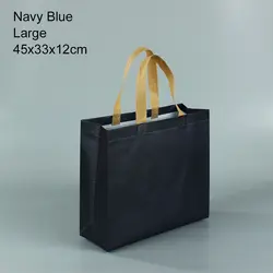 Durable Water - Resistant Eco - Friendly Tote Handbag - Small (Navy Blue)