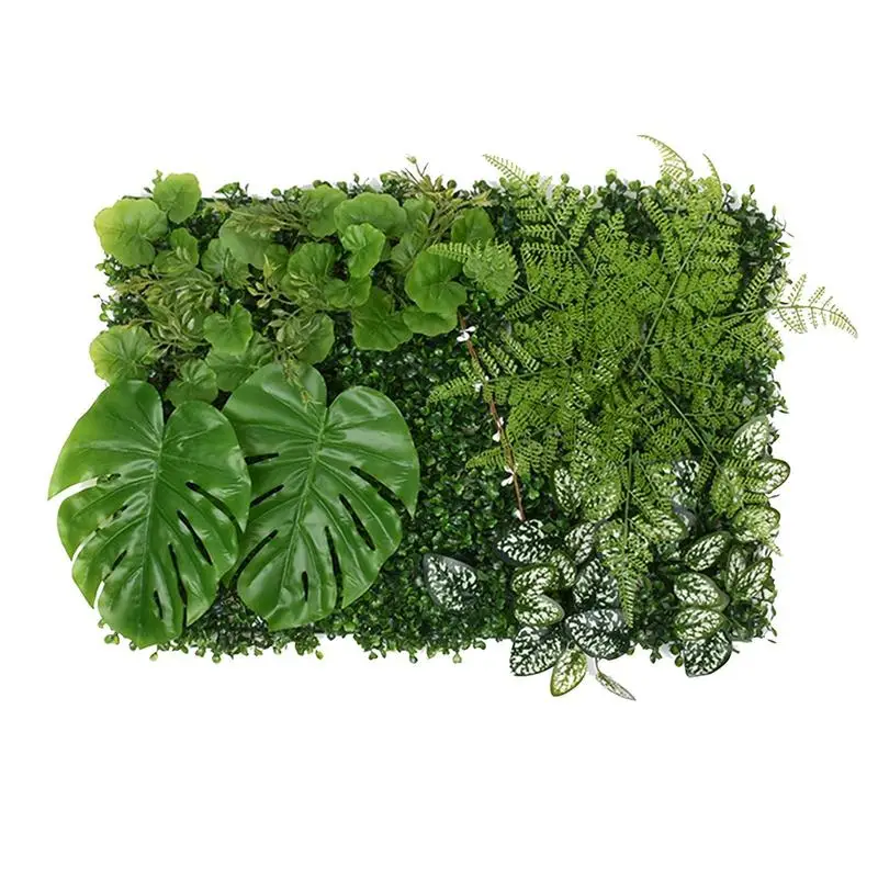

Artificial Plant Panels Lawn Grass Fake Decorative Wall Plant Home Decoration Outdoor Plastic Privacy Hedge Screen Garden Decor