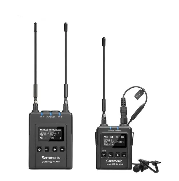 Saramonic UHF Lavalier Wireless Microphone for Broadcast TV ENG Filmmakers