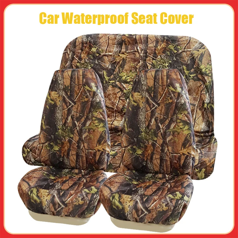 

Car Waterproof Seat Cover Anti Moisture All Season Universal Washable Auto Seat Cover for Outdoor Fishing For Jeep Honda