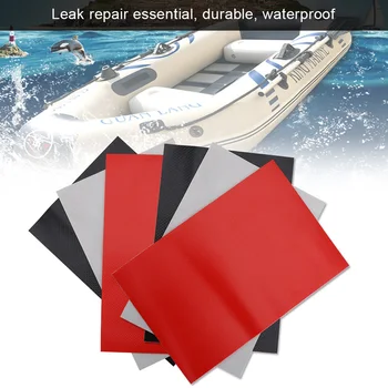 Kit di patch di riparazione in PVC Set di accessori per zattera gonfiabile barca canoa Kayak kit di riparazione per gommone riparazione gommone