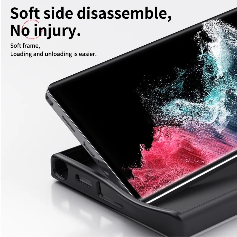 Carbon Fiber Magnetic Rotating Bracket Phone Case - Shockproof MagSafe Cover