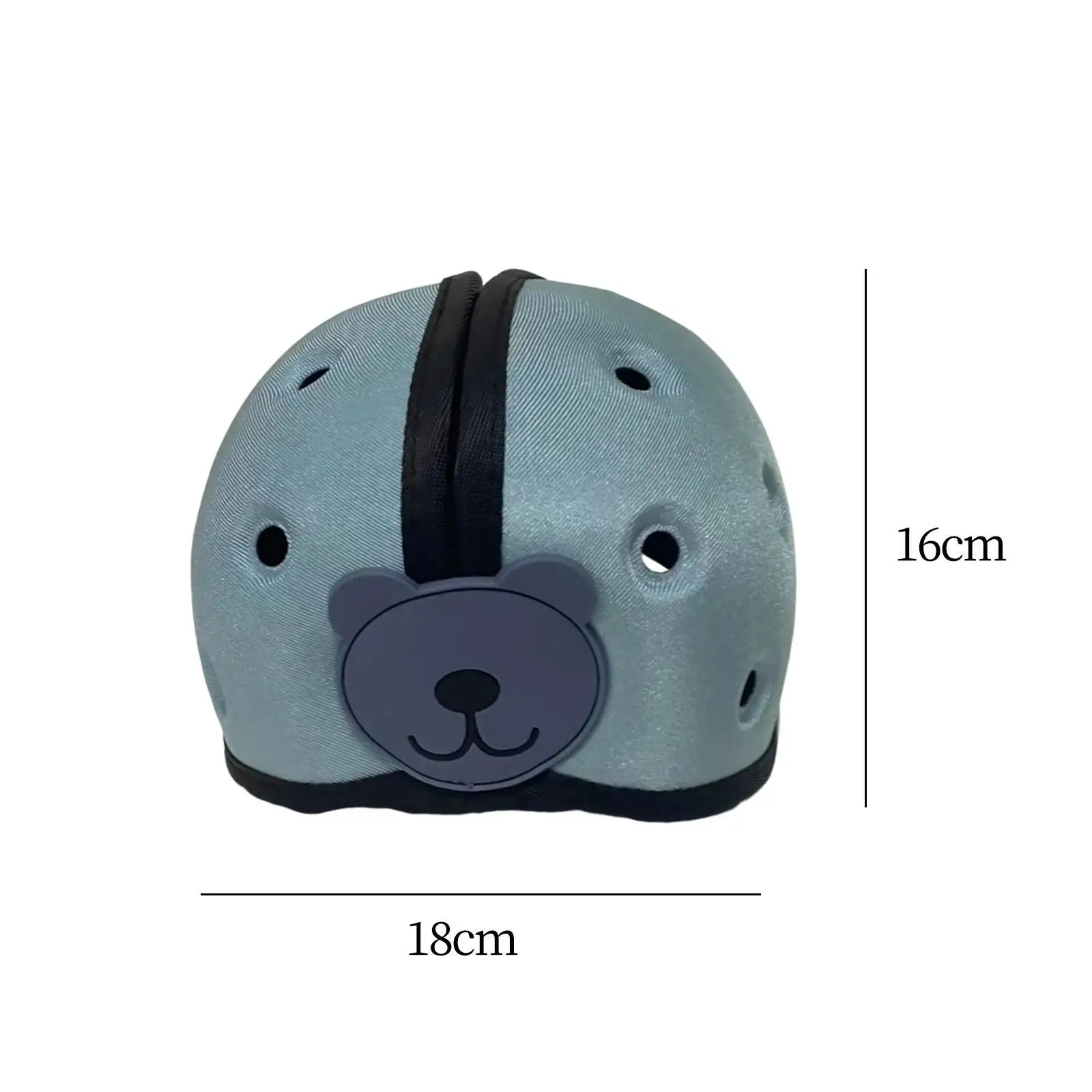 Soft Baby Helmet Adjustable Harnesses Hat for Children Boys Girls Walking