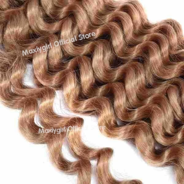 Natural 18 24 30 Inch Human Hair Bulk Water Wave No Weft Hair Bundles Virgin Curly Bulk for Boho Braided Extensions