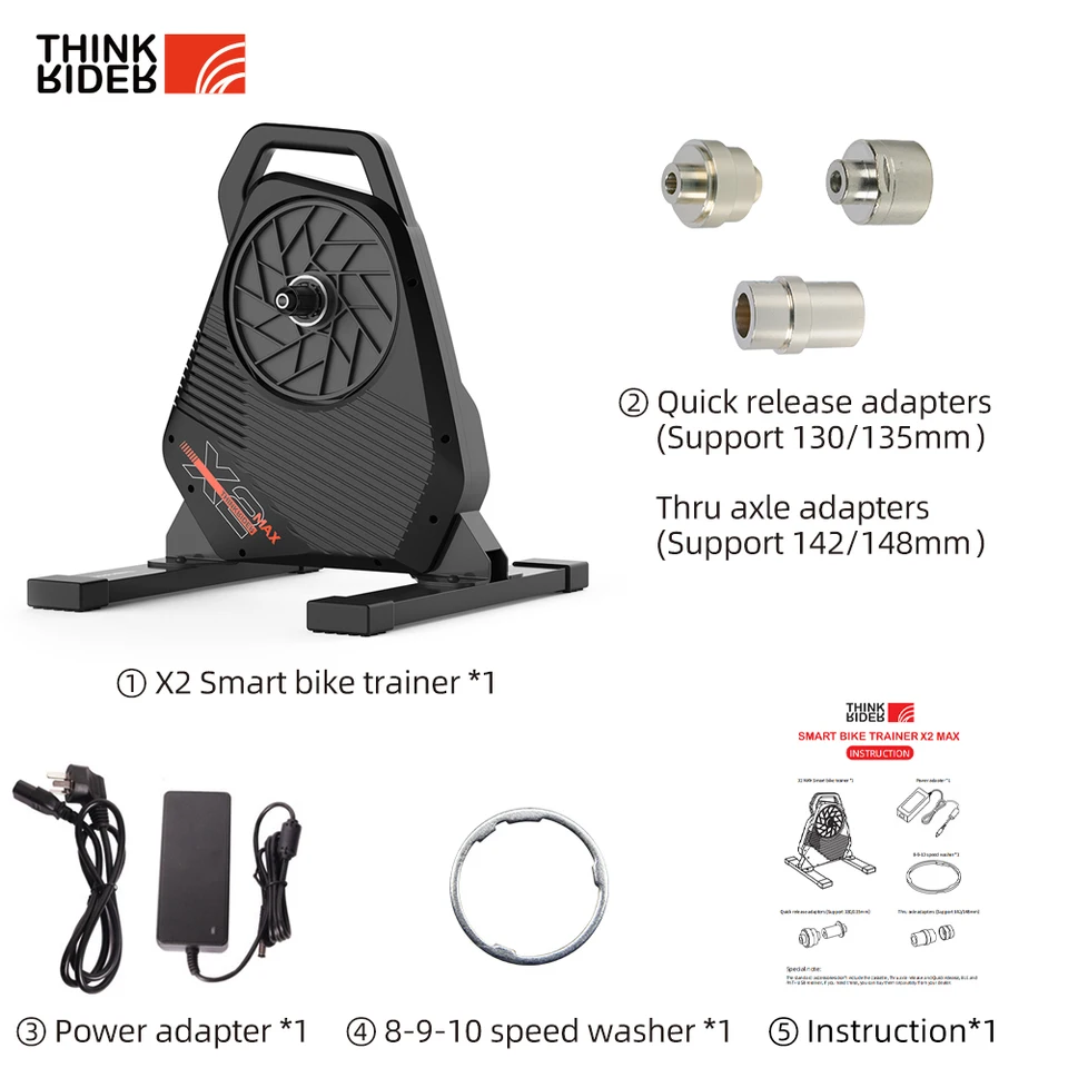 Thinkrider X2Max Smart Bike Trainer MTB Road Bicycle Built-in