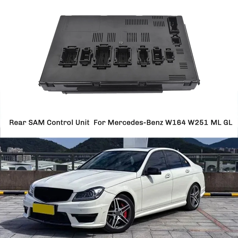 

Блок предохранителей заднего блока управления SAM для Mercedes-Benz W164 W251 ML GL, компьютерная плата/модуль контроля сбора сигнала SAM