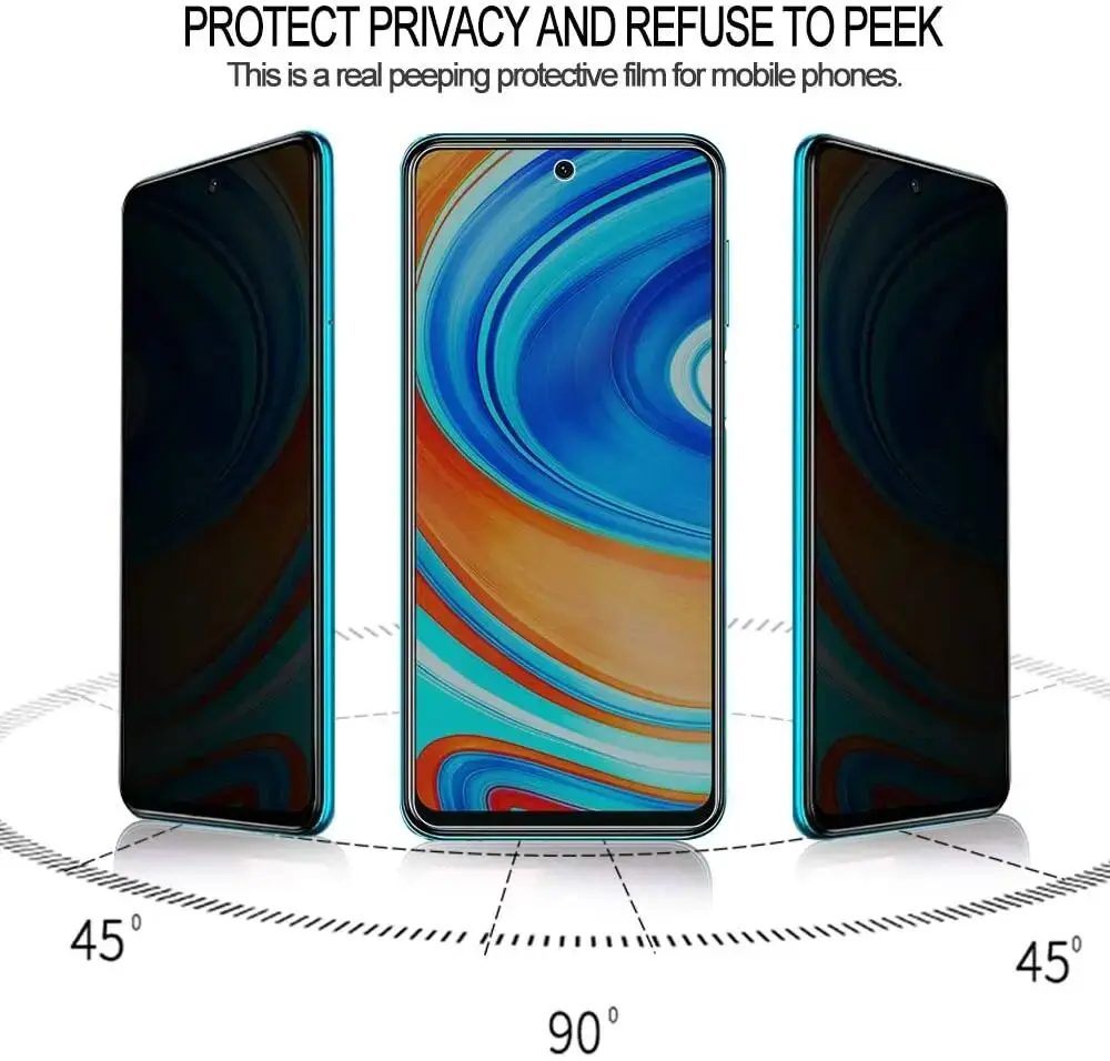 Privacy Tempered Glass Anti-Spy Screen Protector Film
