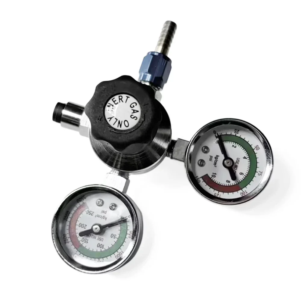 Einweg Argon CO2 Regler Mini MIG Gasflaschen-Regler Für Einweg-Argon/CO2-Flaschen - Mit 1 Stärke M10 Gasdruckregler Einstellbar