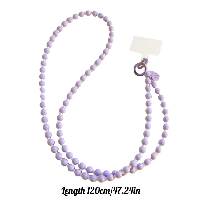 패션 달콤한 파란색 된 전화 매는 밧줄 긴 Crossbody 목 체인 범용 전화 매력 어깨 가방 교체 스트랩 가방 체인
