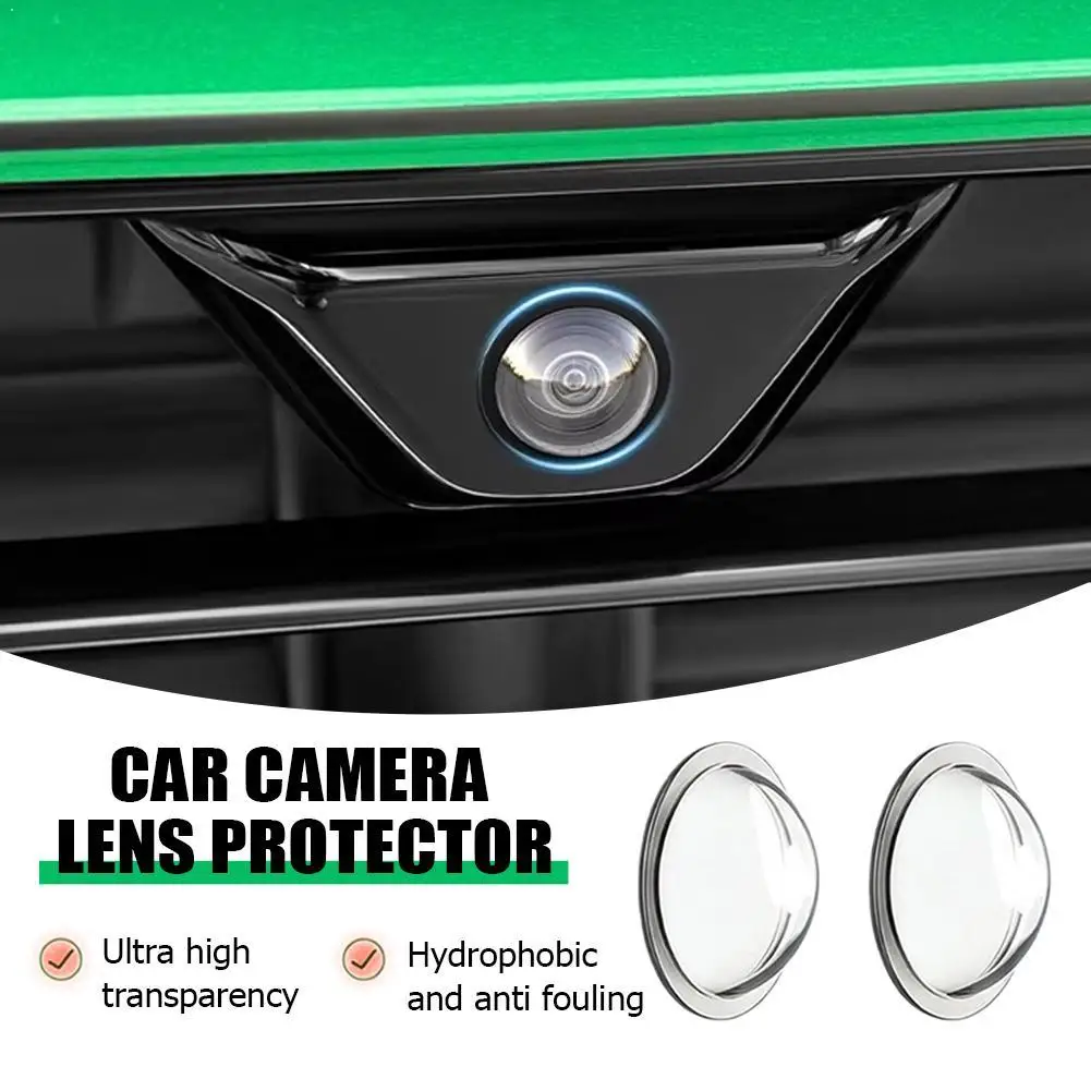 2 Pezzi Protezione Avanzata per Lenti Telecamera Auto, Protezioni Antigraffio per Lenti Telecamera Auto, Accessori di Protezione Impermeabili e Antipolvere