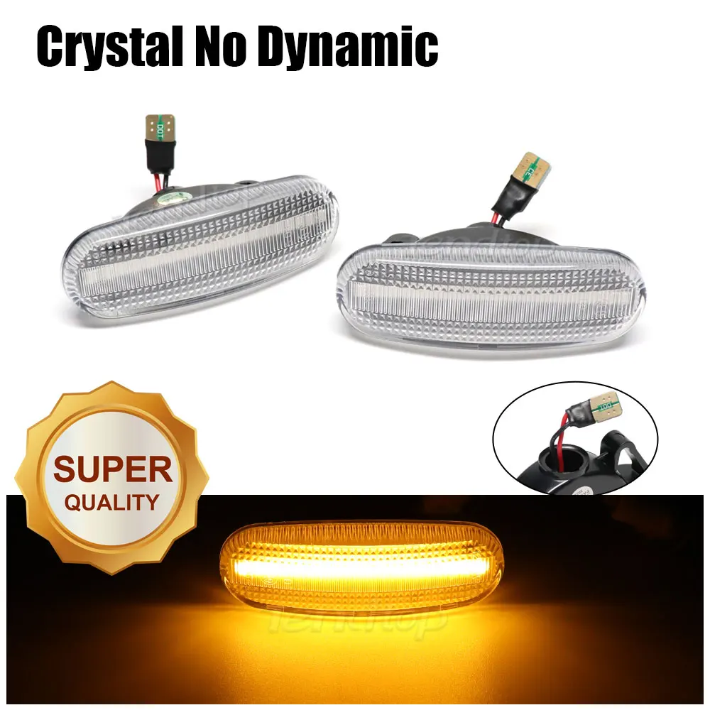 ตัวเลือกสินค้า ไฟเลี้ยว LED สีเหลืองอำพัน แบบไดนามิก สำหรับรถยนต์หลายรุ่น