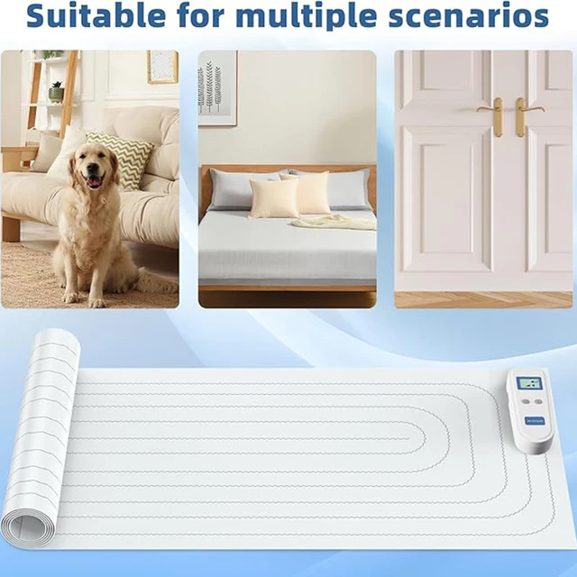 Rechargeable Dog Training Pad Indoor Cat Deterrent Pad 3 Training Modes Pet Shock Pads Prevents Cats From Jumping onto Sofas 5