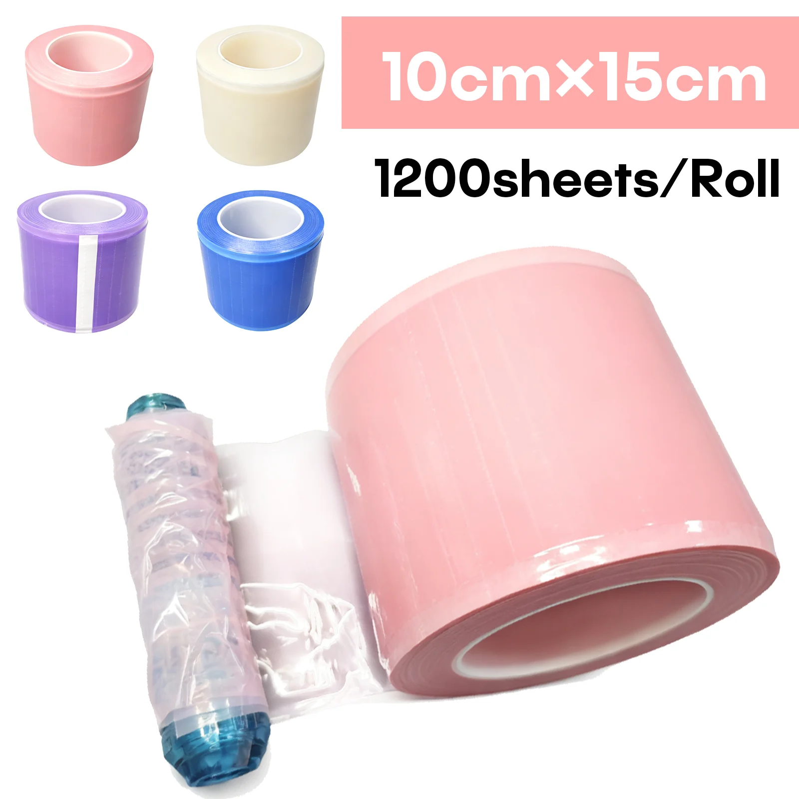 1200Pcs tattoo film accessories 10x15cm disposable professional waterproof anti-fouling tattoo protective barrier film
